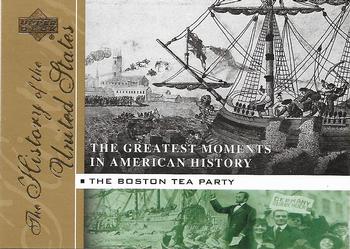 2004 Upper Deck History of the United States - The Greatest Moments in American History  #GM1 The Boston Tea Party Front
