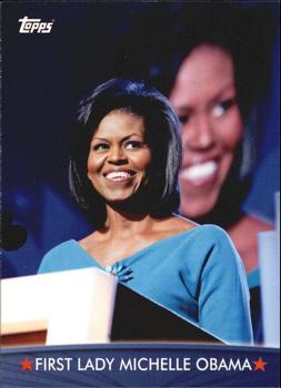 2009 Topps President Obama #13 First Lady Michelle Obama Front