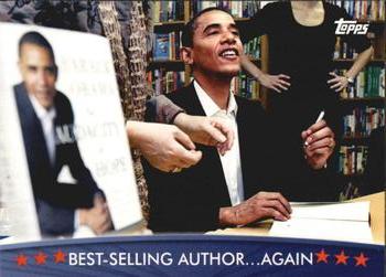 2009 Topps President Obama #27 Best-Selling Author... Again Front