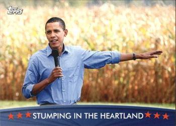 2009 Topps President Obama #29 Stumping in the Heartland Front