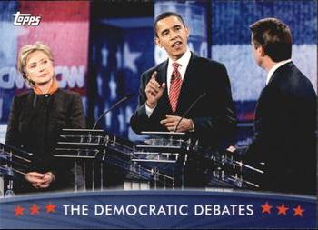2009 Topps President Obama #31 The Democratic Debates Front