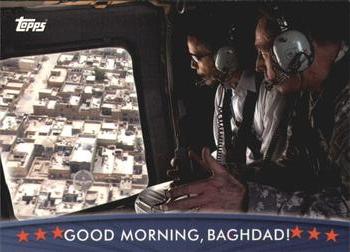 2009 Topps President Obama #44 Good Morning, Baghdad! Front