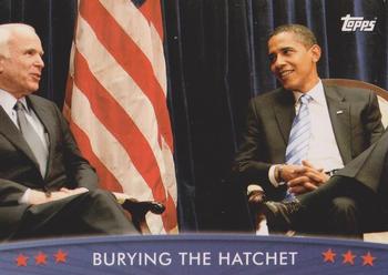2009 Topps President Obama #80 Burying the Hatchet Front