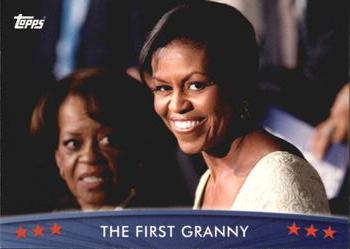 2009 Topps President Obama #81 The First Granny Front