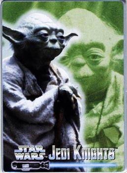 1998 Metallic Impressions Star Wars Jedi Knights #3 Jedi Master Yoda Front