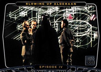 2007 Topps Star Wars 30th Anniversary #14 Blowing up Alderaan Front