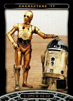 2007 Topps Star Wars 30th Anniversary #3 C-3PO & R2-D2 Front