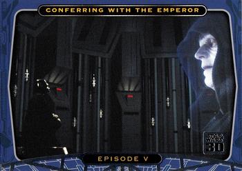 2007 Topps Star Wars 30th Anniversary #41 Conferring with the Emperor Front