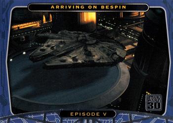 2007 Topps Star Wars 30th Anniversary #42 Arriving on Bespin Front