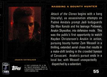 2007 Topps Star Wars 30th Anniversary #55 Nabbing A Bounty Hunter Back