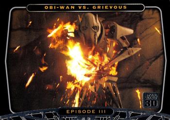 2007 Topps Star Wars 30th Anniversary #67 Obi-Wan vs. Grievous Front