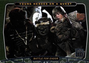 2007 Topps Star Wars 30th Anniversary #98 Young Heroes on a Quest Front