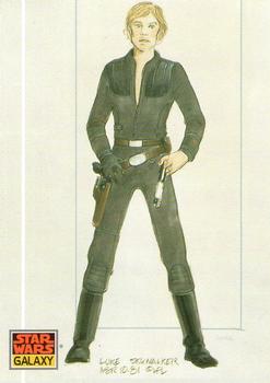 1993 Topps Star Wars Galaxy #28 Costume Design Front