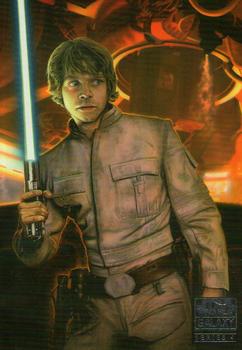 2009 Topps Star Wars Galaxy Series 4 #2 Luke Skywalker Front