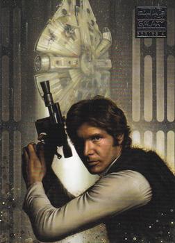 2009 Topps Star Wars Galaxy Series 4 #6 Han Solo Front