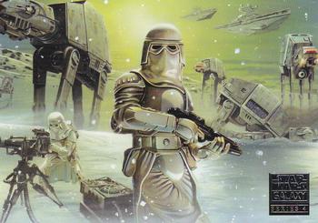 2009 Topps Star Wars Galaxy Series 4 #22 The Empire On Hoth Front
