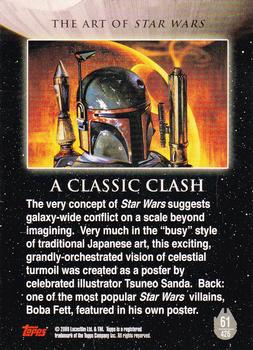 2009 Topps Star Wars Galaxy Series 4 #61 A Classic Clash Back