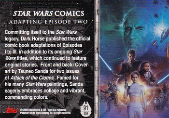 2009 Topps Star Wars Galaxy Series 4 #91 Adapting Episode Two Back