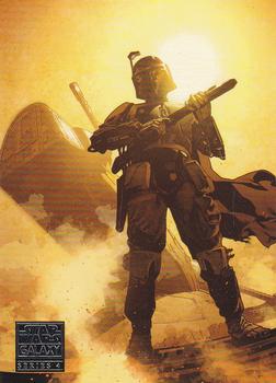 2009 Topps Star Wars Galaxy Series 4 #101 Boba Fett Unleashed Front
