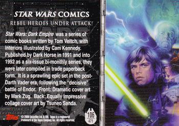 2009 Topps Star Wars Galaxy Series 4 #106 Rebel Heroes Under Attack Back