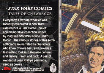 2009 Topps Star Wars Galaxy Series 4 #107 Tales of Chewbacca Back