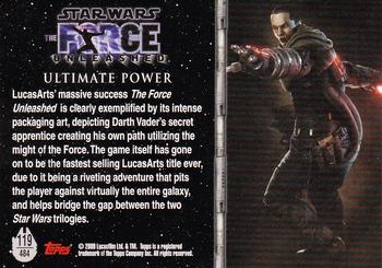 2009 Topps Star Wars Galaxy 4 #119 Ultimate Power Back