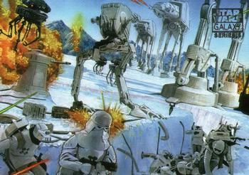 2010 Topps Star Wars Galaxy Series 5 #520 The Battle of Hoth Front