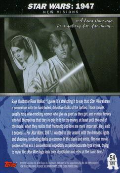 2010 Topps Star Wars Galaxy Series 5 #539 Star Wars: 1947 Back