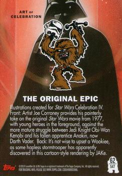 2010 Topps Star Wars Galaxy Series 5 #547 The Original Epic Back