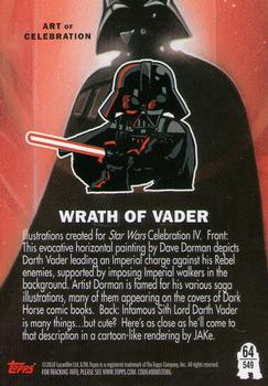 2010 Topps Star Wars Galaxy Series 5 #549 Wrath of Vader Back