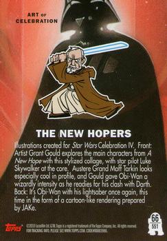 2010 Topps Star Wars Galaxy Series 5 #551 The New Hopers Back