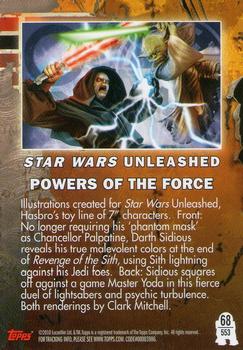 2010 Topps Star Wars Galaxy Series 5 #553 Powers of the Force Back