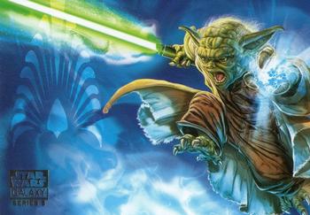 2010 Topps Star Wars Galaxy Series 5 #560 Master Jedi Front