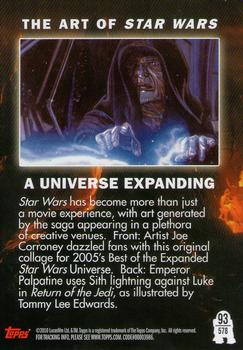 2010 Topps Star Wars Galaxy Series 5 #578 A Universe Expanding Back