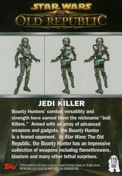 2010 Topps Star Wars Galaxy Series 5 #600 Jedi Killer Back