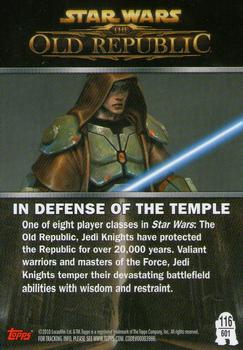 2010 Topps Star Wars Galaxy Series 5 #601 In Defence of the Temple Back