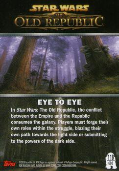 2010 Topps Star Wars Galaxy Series 5 #603 Eye to Eye Back