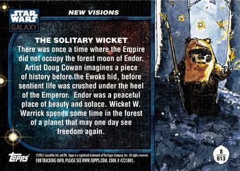 2011 Topps Star Wars Galaxy Series 6 #613 The Solitary Wicket Back