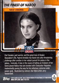 2012 Topps Star Wars Galaxy Series 7 #733 The Finest of Naboo Back