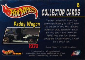 1999 Comic Images Hot Wheels #8 Paddy Wagon Back