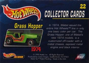 1999 Comic Images Hot Wheels #22 Grass Hopper Back