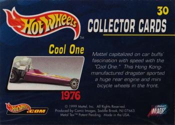 1999 Comic Images Hot Wheels #30 Cool One Back