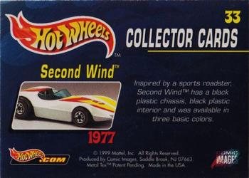 1999 Comic Images Hot Wheels #33 Second Wind Back