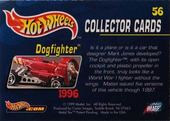 1999 Comic Images Hot Wheels #56 Dogfighter Back