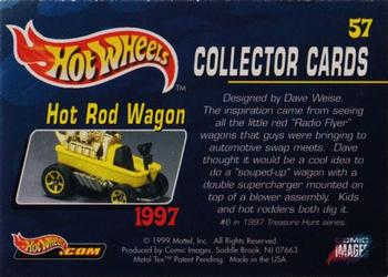 1999 Comic Images Hot Wheels #57 Hot Rod Wagon Back