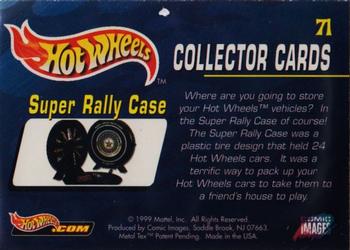 1999 Comic Images Hot Wheels #71 Super Rally Case Back