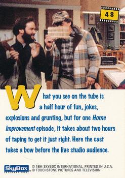 1994 SkyBox Home Improvement #48 Taking A Bow Back