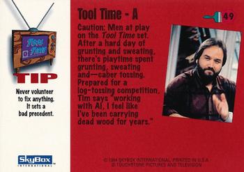 1994 SkyBox Home Improvement #49 Tool Time - A Back