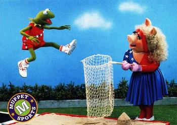 1993 Cardz Muppets #17 Frog Leaps - Pig Keeps! Front