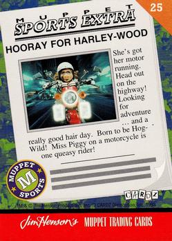 1993 Cardz Muppets #25 Hooray for Harley-Wood Back